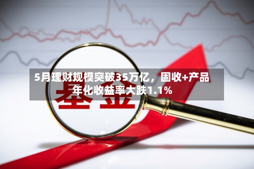 5月理财规模突破35万亿，固收+产品年化收益率大跌1.1%-第2张图片